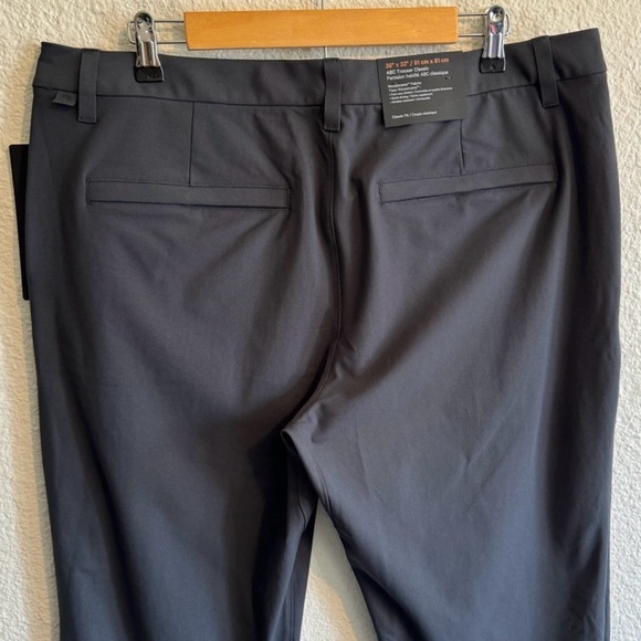 Lululemon ABC Trouser Pant Classic 32” Obsidian Charcoal Gray Black Men’s 36 - Picture 5 of 7